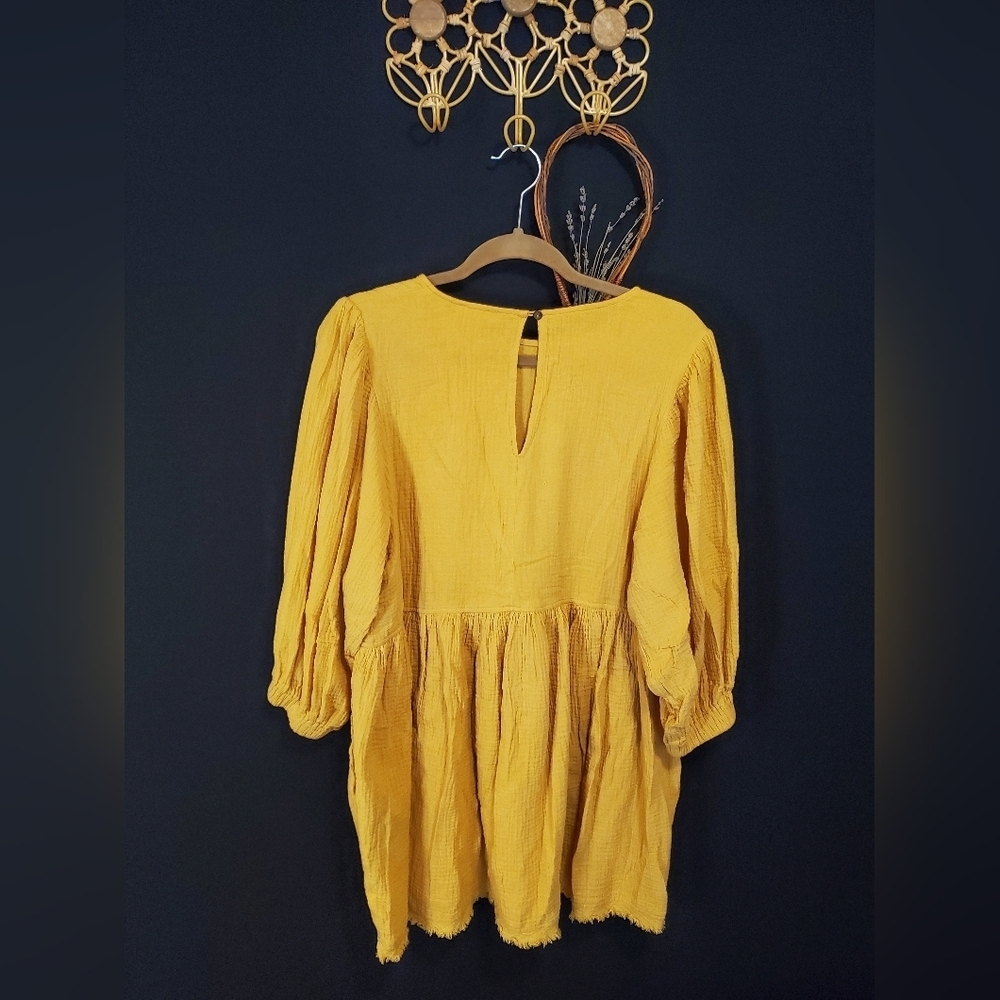 Mustard Yellow Women's Top - Picture 7 of 10